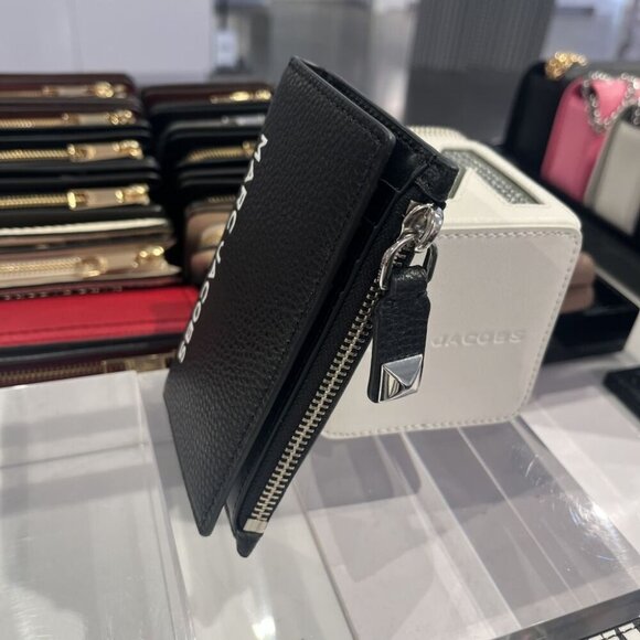 NWT Marc Jacobs MEDIUM FLAT WALLET 4R4SMP040S01 BLACK - Picture 4 of 11